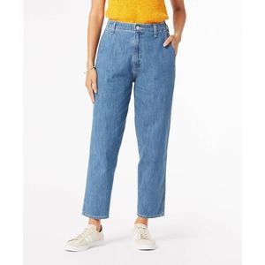 DENIZEN® from Levi's® Women's High-Rise Loose Fit Taper Jeans- Blue Dahlia